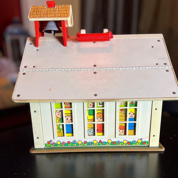 FISHER PRICE💥VINTAGE~1971💥Family School House•Little People - Picture 9 of 10